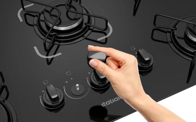 cooktop itatiaia essencial 5 bocas mesa vidro preto bivolt