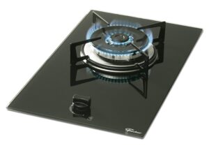 Cooktop Triplo Chama Fischer 1 Boca a Gás Mesa Vidro Preto Bivolt (1)
