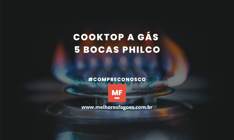 Cooktop a Gás 5 Bocas Philco