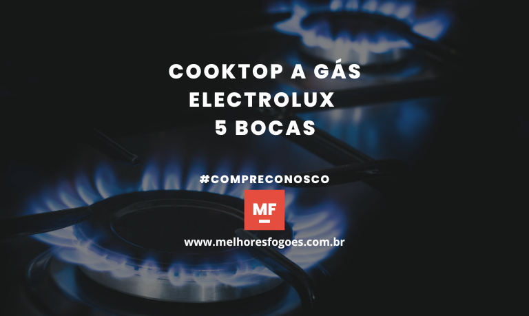 Cooktop a Gás Electrolux 5 Bocas