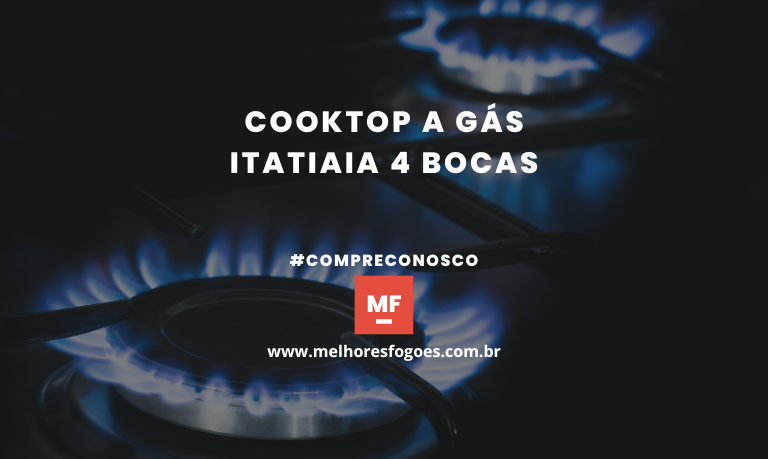 Cooktop a Gás Itatiaia 4 bocas