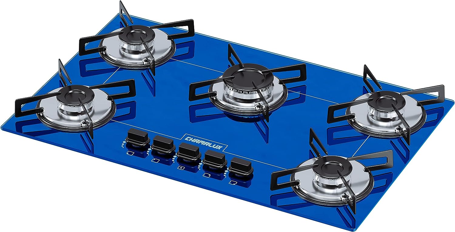 Cooktop ultra chama azul Bivolt 5 bocas Chamalux tem aqui