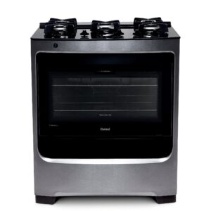 Fogão CFS5VAR Consul Com mesa de vidro e grade de ferro fundido 5 bocas cor Inox BIVOLT (1)
