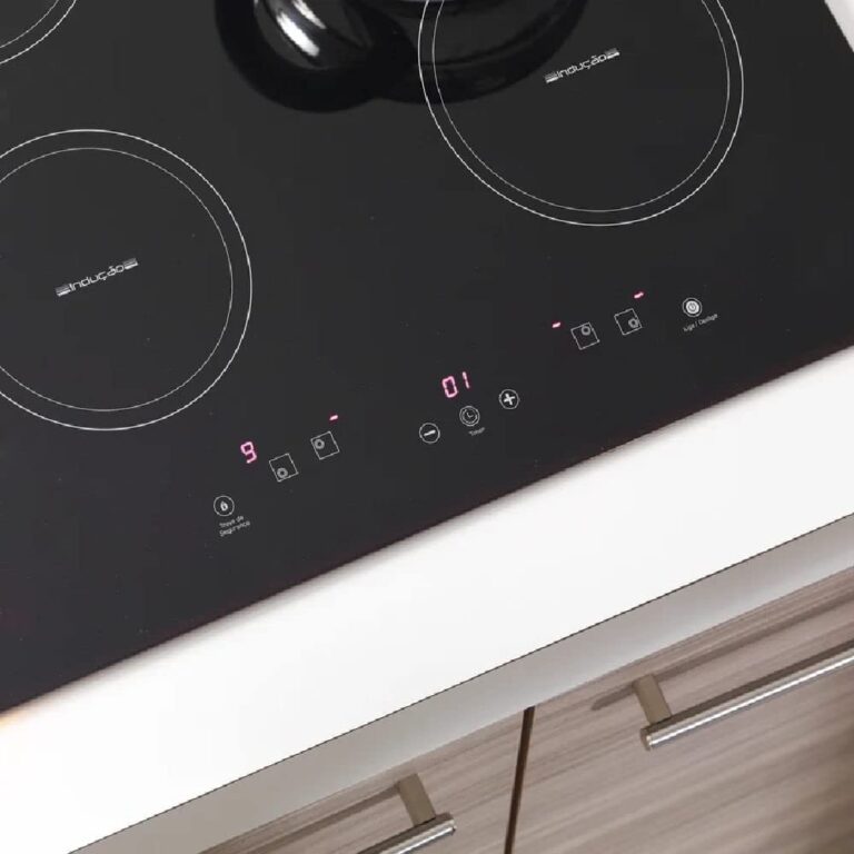 Fogão Cooktop 4Q Fischer Indução Mesa Vitrocerâmica Preto 220V (3)