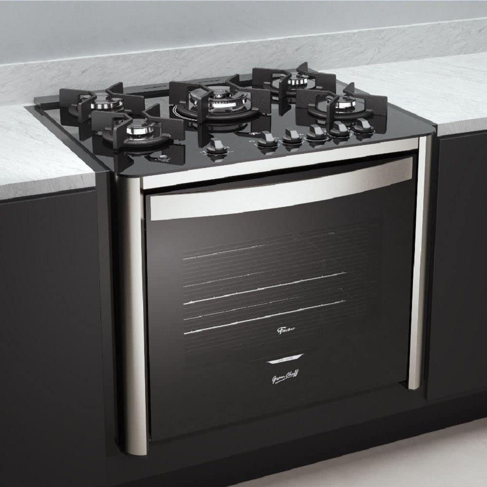 Fogão TC Gran Cheff de Embutir Fischer 5Q 110V ou 220V