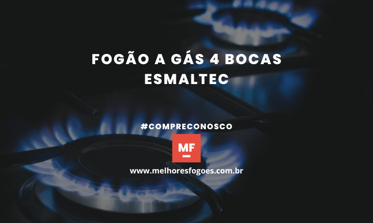 Fogão a Gás 4 bocas Esmaltec