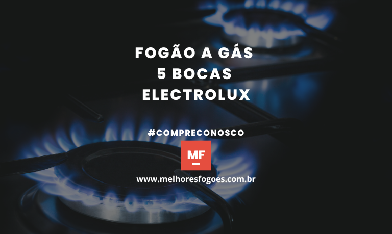 Fogão a Gás 5 bocas Electrolux