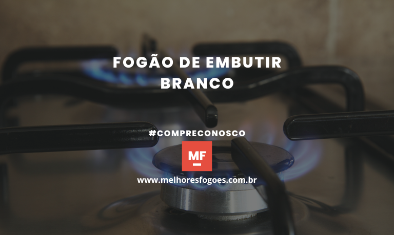 Fogão de Embutir Branco