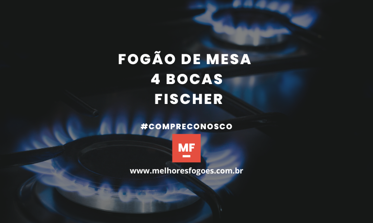 Fogão de Mesa 4 bocas Fischer