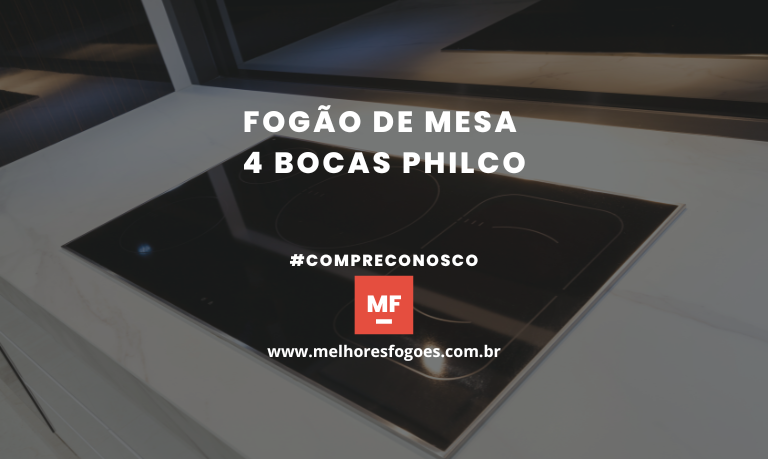 Fogão de Mesa 4 bocas Philco