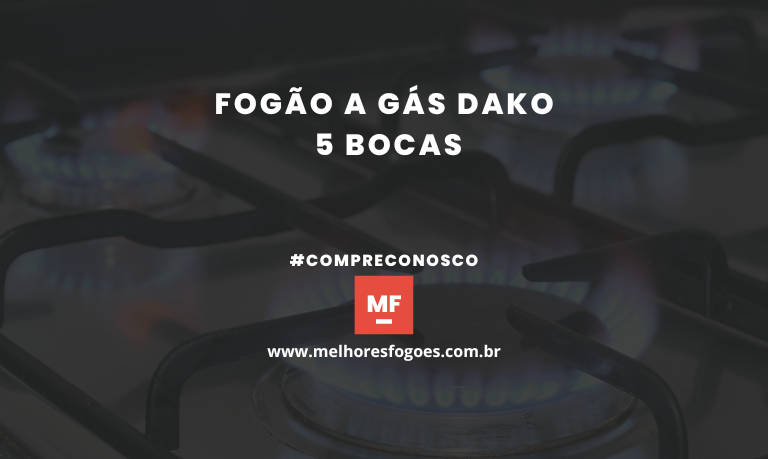 fogão a gás dako 5 bocas