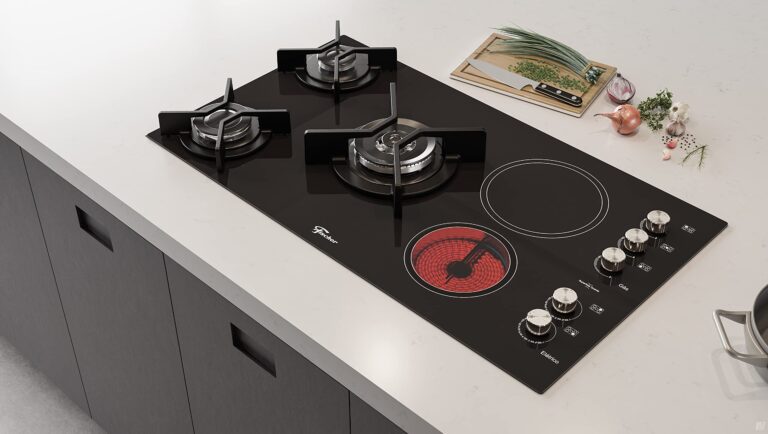 Cooktop Fischer Híbrido 5 Bocas Preto 220V (2)