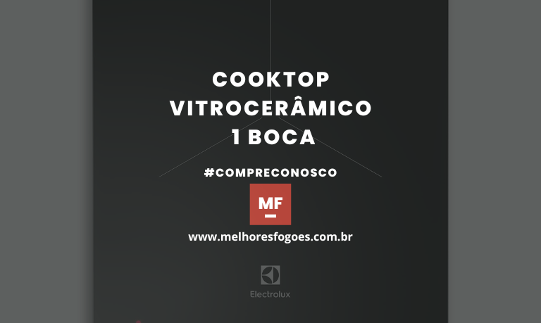 Cooktop Vitrocerâmico 1 Boca