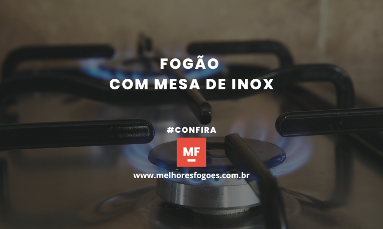 Fogão com Mesa de Inox