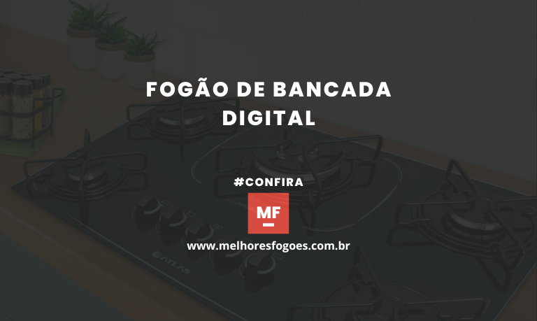 Fogão de Bancada Digital