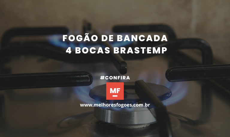 fogão de bancada 4 bocas brastemp