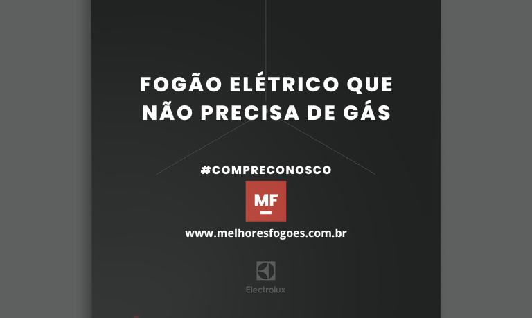 fogão elétrico que não precisa de gás