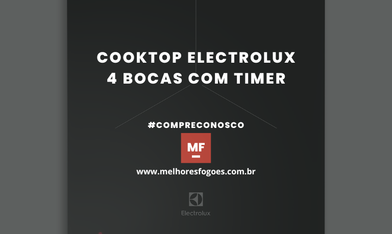 Cooktop Electrolux 4 Bocas Com Timer