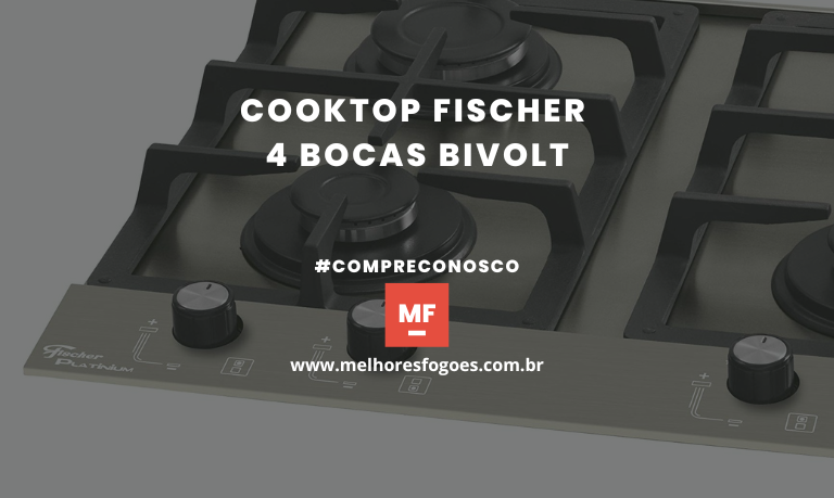 Cooktop Fischer 4 bocas Bivolt