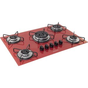 Cooktop Tripla chama 5 Bocas Suggar FG5305ABR (Branco, Preto ou Vermelho) (2)