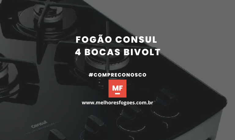 Fogão Consul 4 bocas bivolt