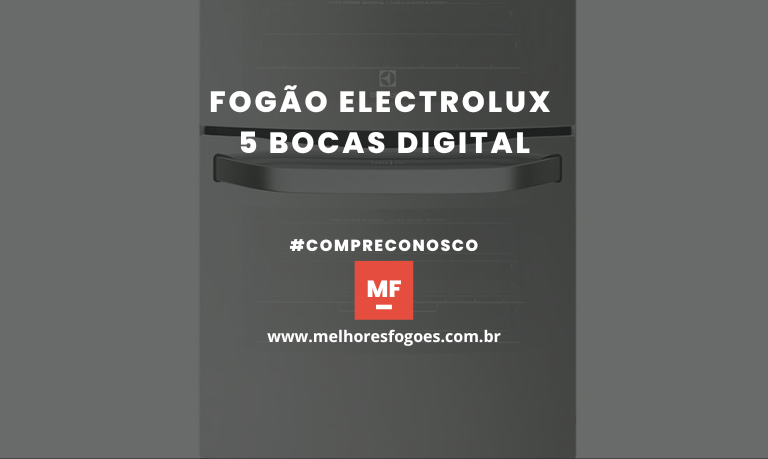 Fogão Electrolux 5 bocas Digital