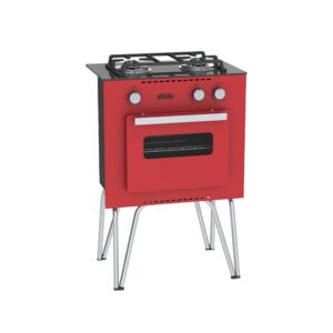 Fogão Portátil Venax Mini Cook 2 bocas Vermelho a Gás GLP (2)
