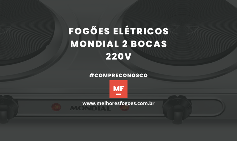 Fogões Elétricos Mondial 2 bocas 220V