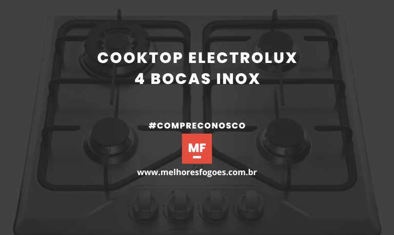 cooktop electrolux 4 bocas inox