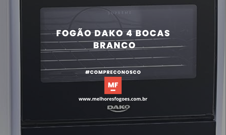 fogão dako 4 bocas branco