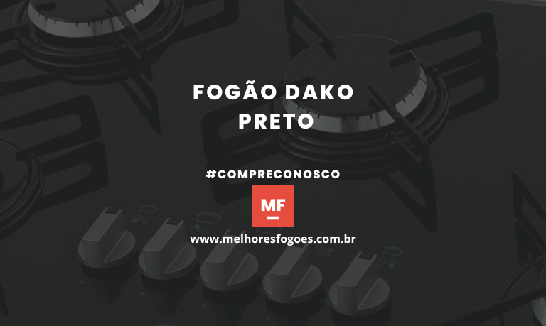 fogão dako preto