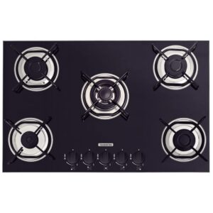 Cooktop a Gás 5 Bocas Glass Brasil Tripla Chama Tramontina Preto (4)