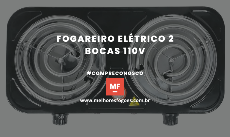 Fogareiro Elétrico 2 Bocas 110V