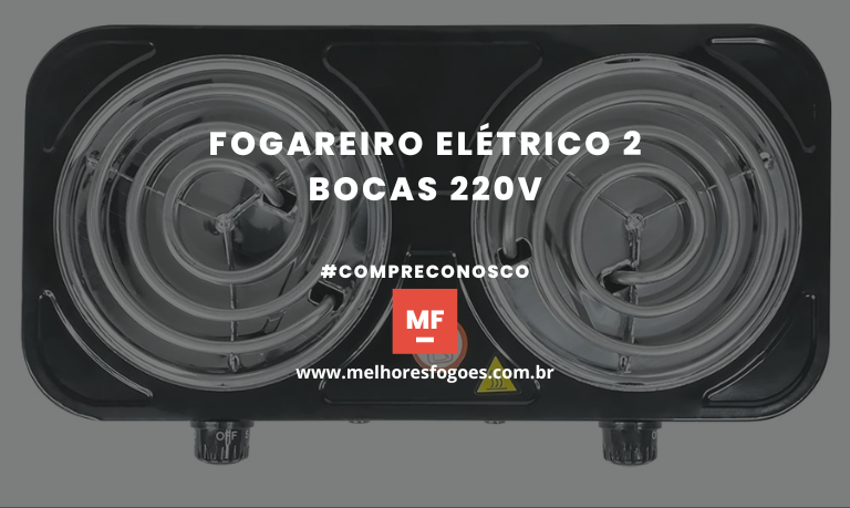 Fogareiro Elétrico 2 Bocas 220V