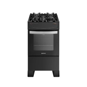 Fogão Atlas 4 Bocas Preto Atenas Glass com Acendimento automático Bivolt (1)