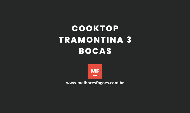 Cooktop Tramontina 3 bocas