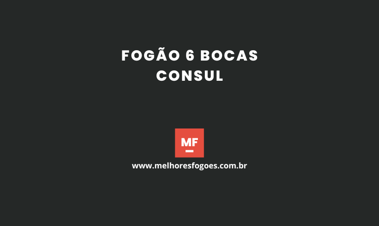 Fogão 6 bocas Consul