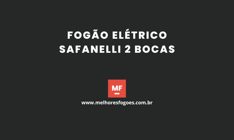 Fogão Elétrico Safanelli 2 bocas