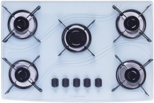Cooktop Lines Colors 5 Queimadores Bivolt Branco Safanelli
