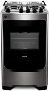 Fogão Consul 4 bocas Inox CFO4NAR Bivolt