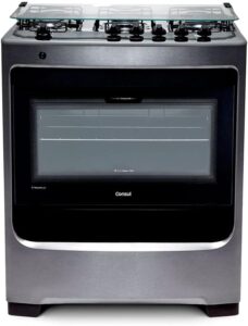 Fogão Consul 5 bocas Inox CFS5NAR Bivolt