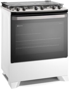 Fogão Electrolux 5 bocas Efficient com PerfectCook Branco FE5IB