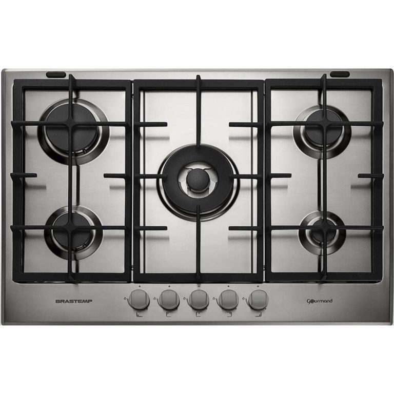 Cooktop 5 Bocas BDK75D Brastemp Gourmand Inox 220v tem aqui