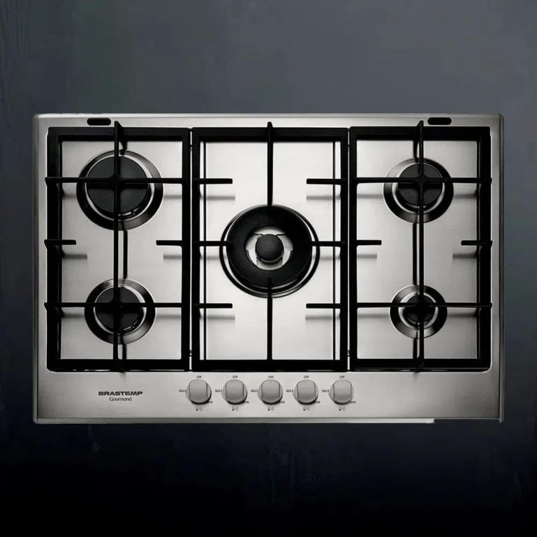Cooktop 5 Bocas BDK75D Brastemp Gourmand Inox 220v tem aqui