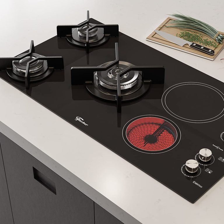 Cooktop Fischer Híbrido 5 Bocas Preto 220V tem aqui